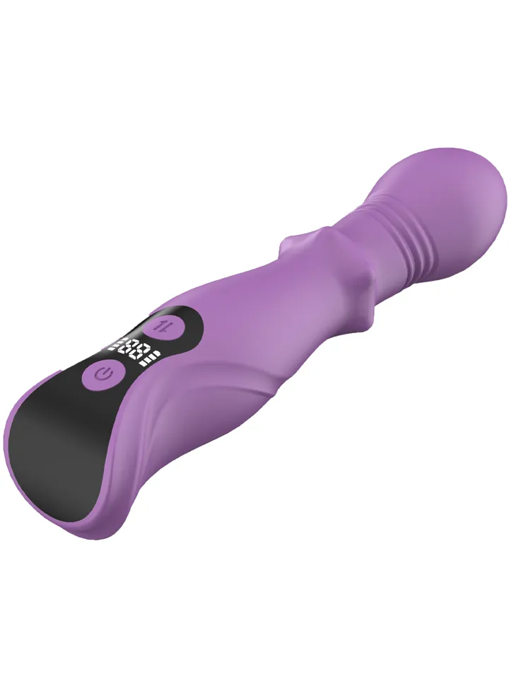 3-in-1 Thrusting Dildo mit LCD-Display - Vibrator 3