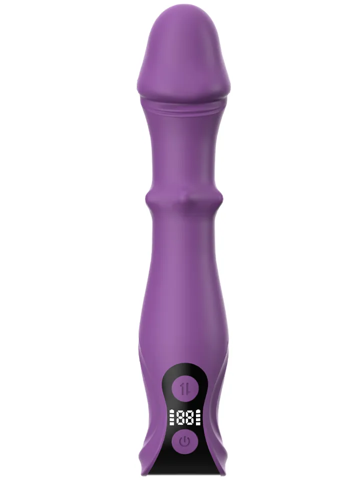 3-in-1 Vibrationsdildo mit LCD-Display - Vibrierender Dildo 1