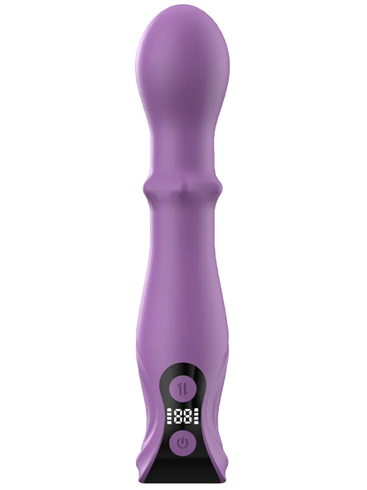 360 Triple Stimulation Vibrator mit LCD-Display - Vibrierender Dildo 1