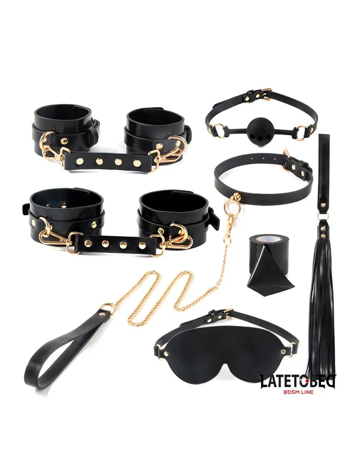 8-teiliges Bondage-Set mit Aufbewahrungsbeutel - Bondage-Set 2 [full]