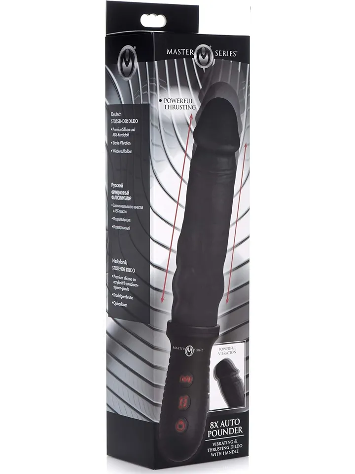 8X Auto Pounder Vibrations- & Stoßdildo - Vibrierender Dildo 4