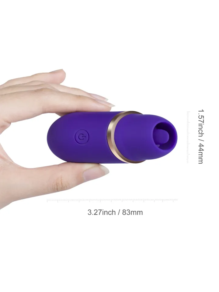 Abby – Mini-Klitoris-Licking-Vibrator mit Zungenfunktion - Klitoris-Stimulator 5 [full]