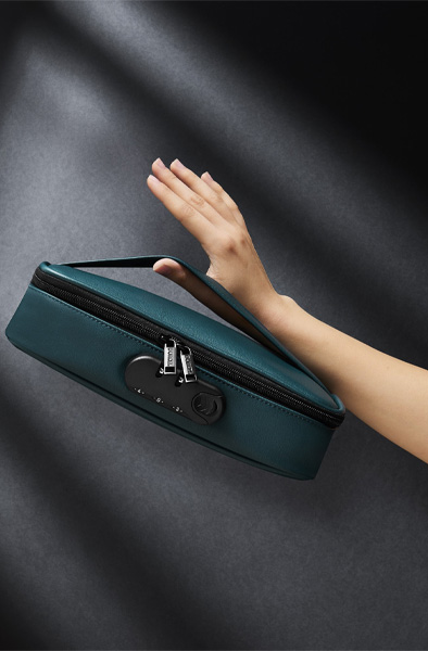 Abschließbare, diskrete Luxus-Box in Grün - Sextoys aufbewahren 8