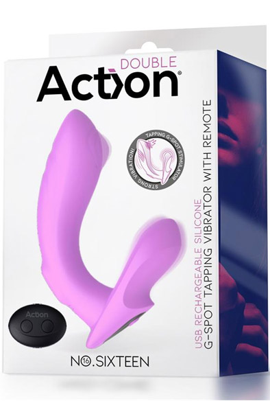 Action G-spot Vibrator With Clitoral Stimulation - G-Punkt-Vibrator 3