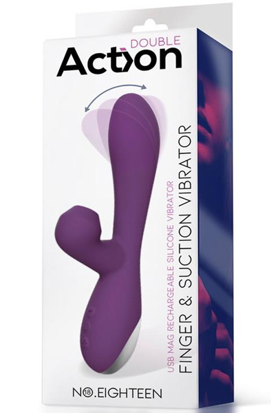Action No.18 Finger & Suction Vibrator - G-Punkt-Vibrator 2