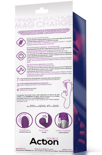 Action No.18 Finger & Suction Vibrator - G-Punkt-Vibrator 3