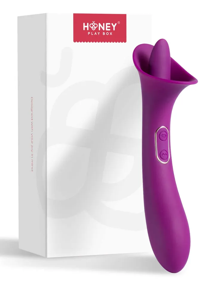 Adele Clit Licking Tongue Vibrator With G-spot Stimulator - Klitoris-Vibrator 4 [full]