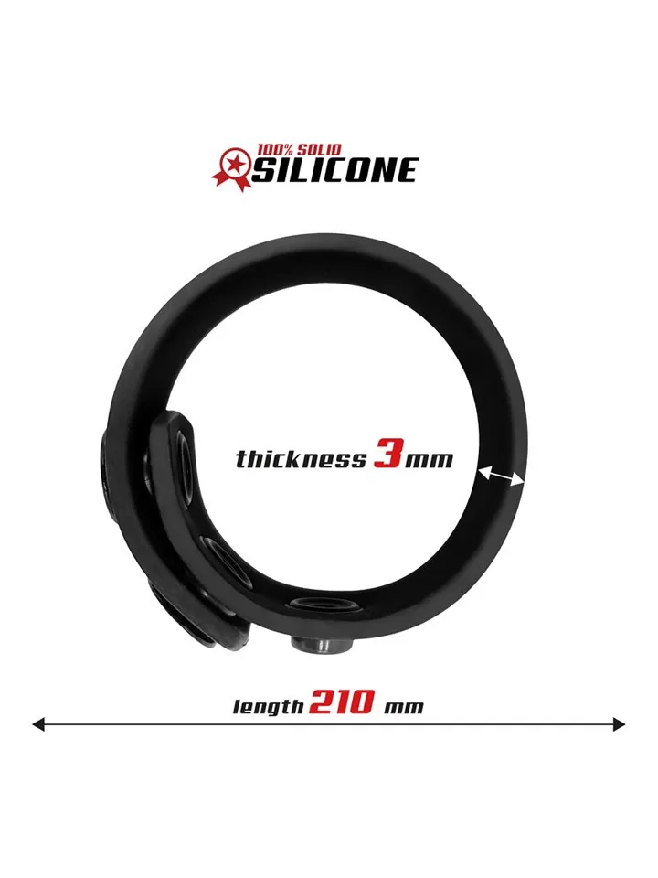 Adjustable Silicone Strip Cock Ring 15-21 cm - Cockring 2 [full]