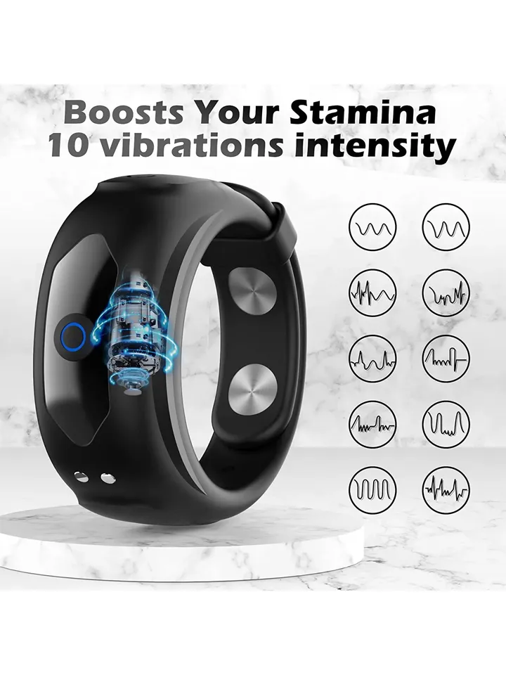 Adjustable Vibrating Penis Ring - Vibrierender Penisring 2 [full]