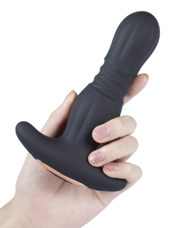 Agas Thrusting Butt Plug With Remote Control - Vibrierender Analplug 2 [full]