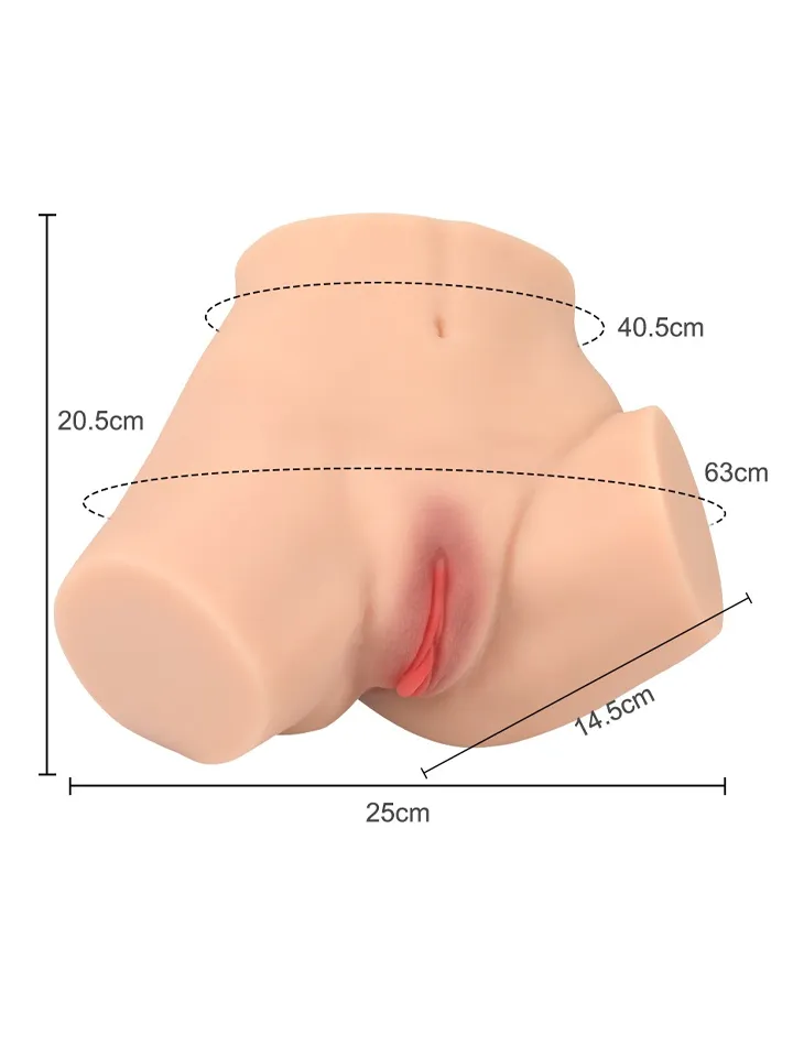 Aiva Vagina & Ass Masturbator 2,6 kg - Sexpuppe 4 [full]