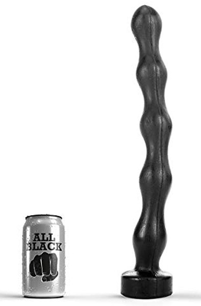 All Black Anal Beads 41,5 cm - Extra langer Anal-Dildo 2