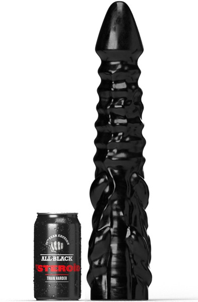 All Black Steroïd Allez 39 cm - XL Dildo 1