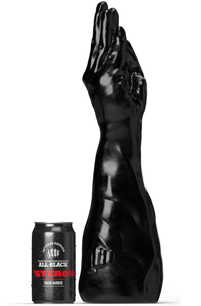 All Black Steroïd Backstroke 44 cm - Fisting-Arm 1