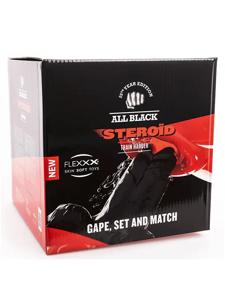 All Black Steroïd Gape, Set & Match 30 cm - XXL-Analplug 5