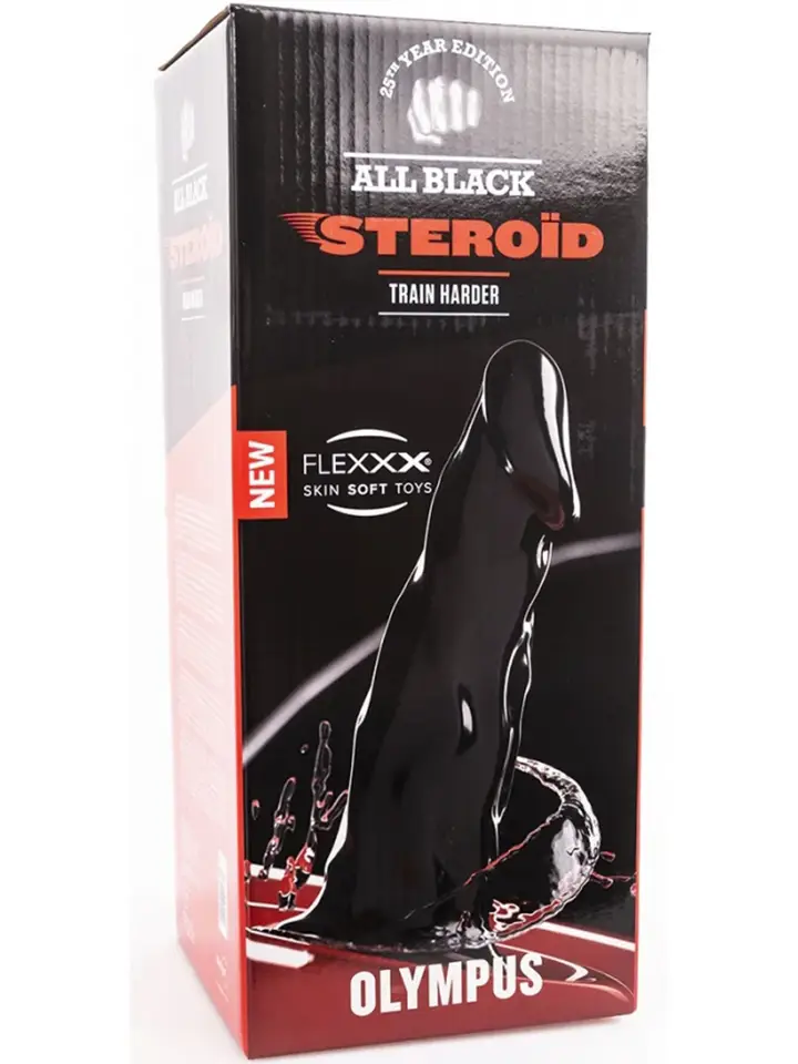 All Black Steroïd Olympus 42 cm - XXL-Dildo 5
