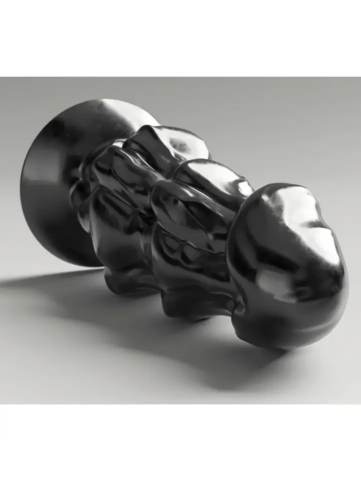 All Black Steroïd Shuttlecock 25 cm - XL Dildo 4