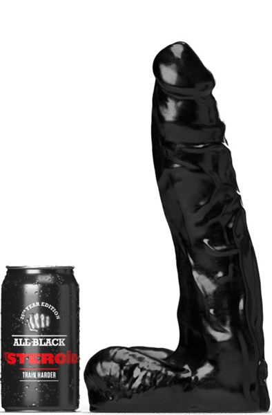 All Black Steroïd The Coach 29,5 cm - XL Dildo 1