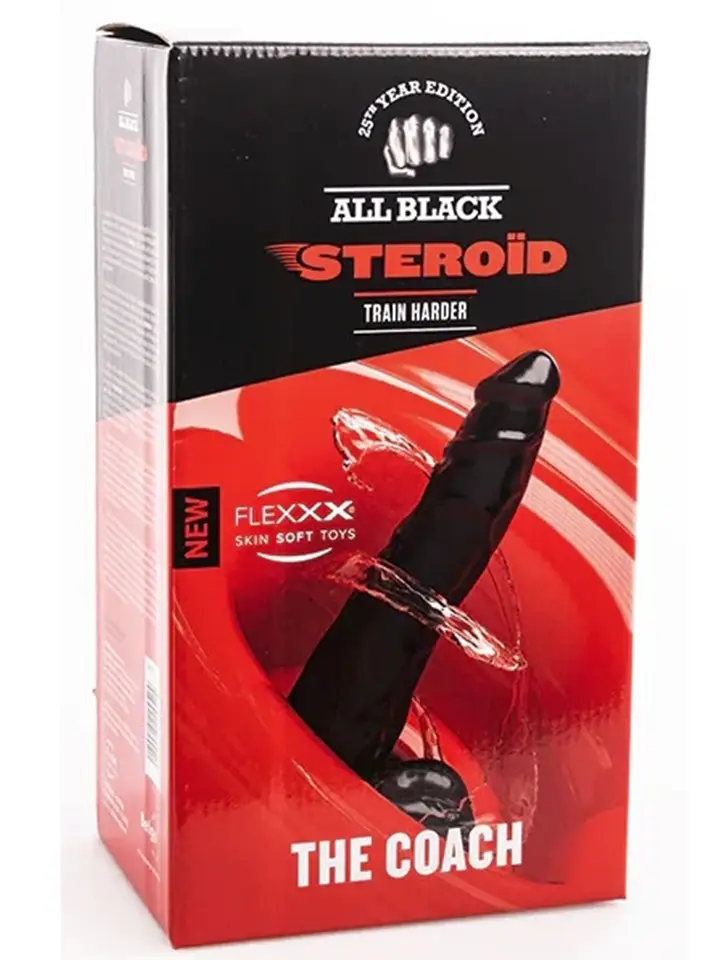 All Black Steroïd The Coach 29,5 cm - XL Dildo 6
