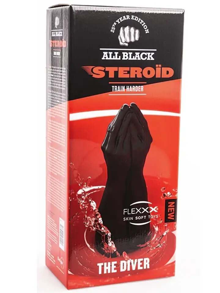 All Black Steroïd The Diver 35,5 cm - Fisting-Arm 5