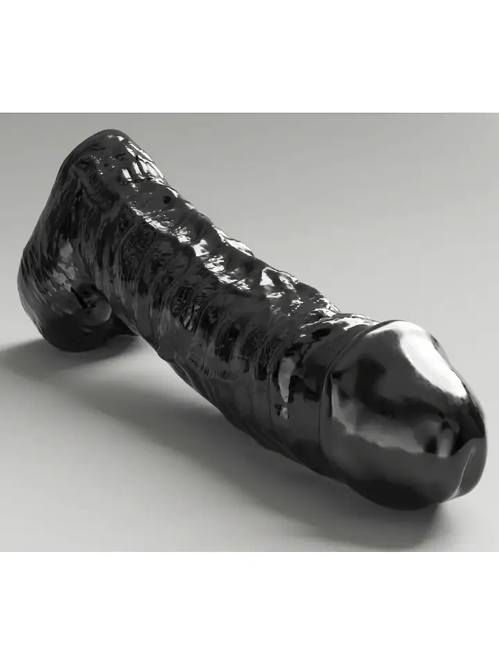 All Black Steroïd The Gym Buddy 33 cm - XL Dildo 5