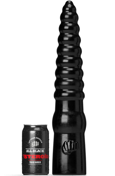 All Black Steroïd The Home Run 39 cm - XL Dildo 1