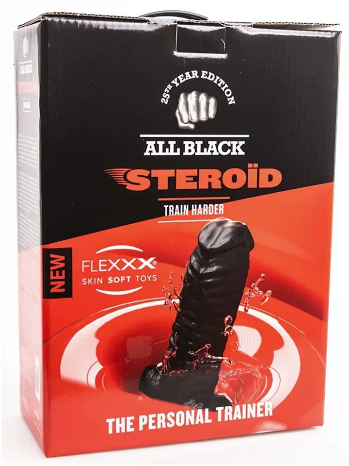 All Black Steroïd The Personal Trainer 37 cm - XXL-Analplug 4