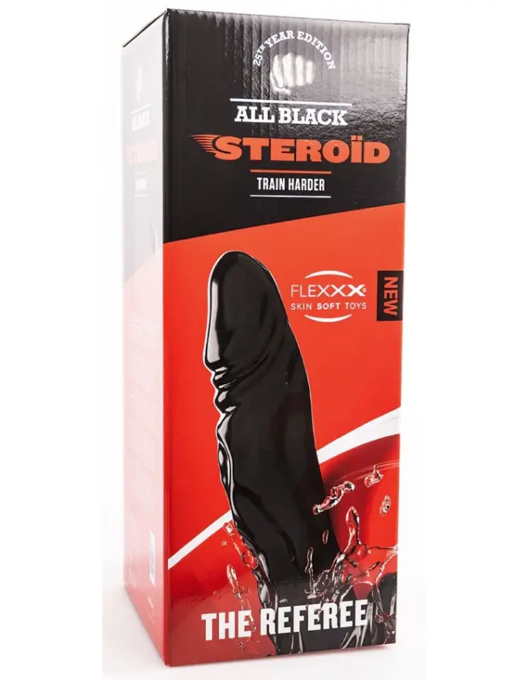 All Black Steroïd The Referee 45 cm - XXL-Dildo 6