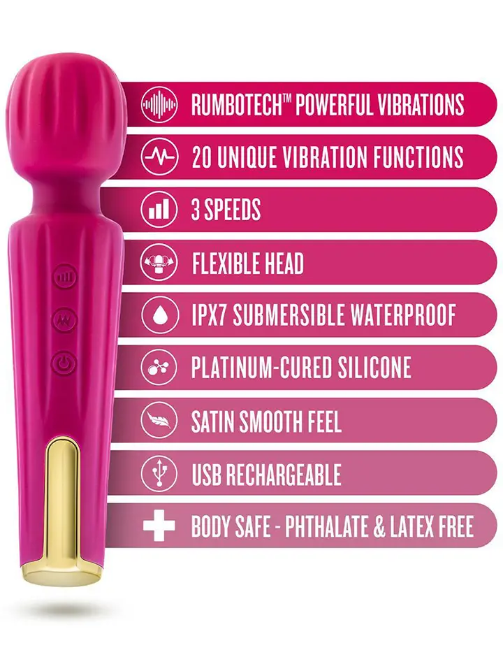 Allana Velvet Powerful Wand - Zauberstab/Massagestab 4