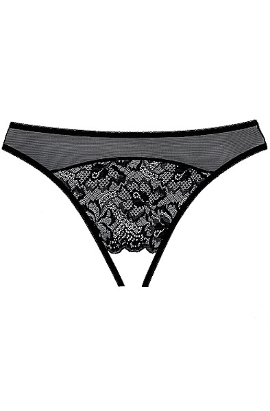 Allure Adore Heiße Gerüchte Panty Schwarz - Slip ouvert 4