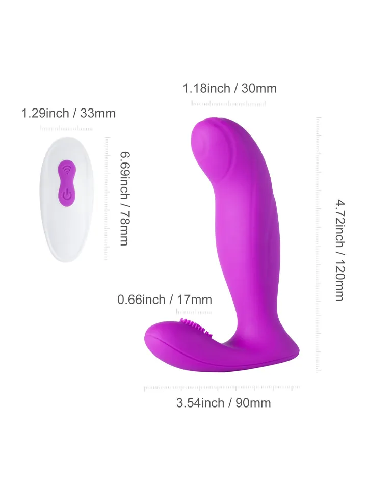 Allure Tragbarer G-Punkt-Vibrator mit Klitorisstimulator - G-Punkt-Vibrator 3 [full]