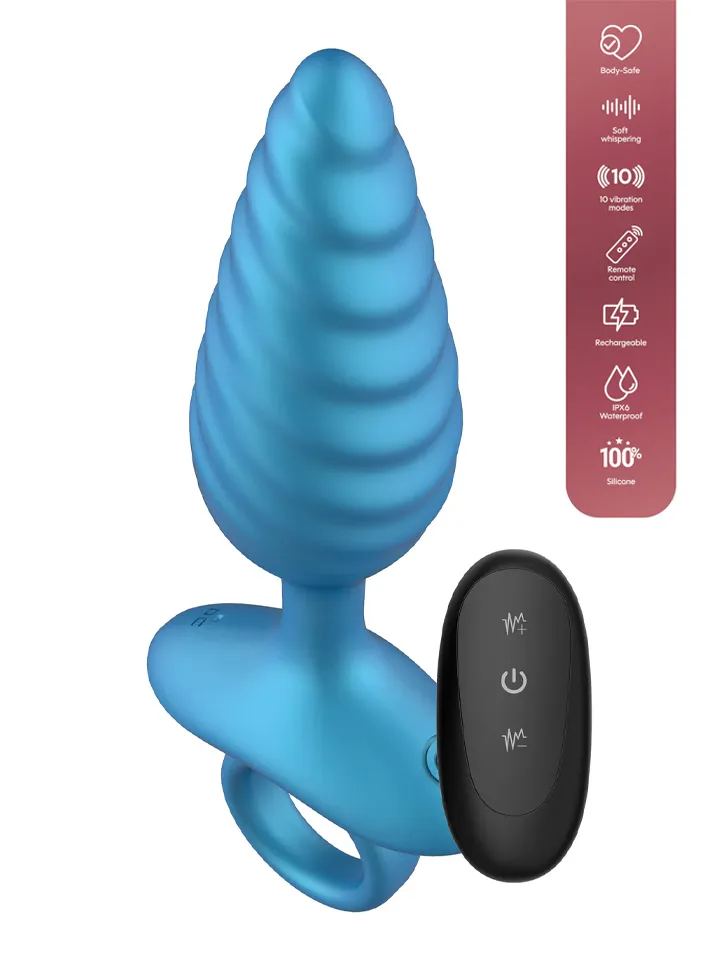 Anal Plug Vibrating + Remote - Ferngesteuerter Analplug 1 [full]