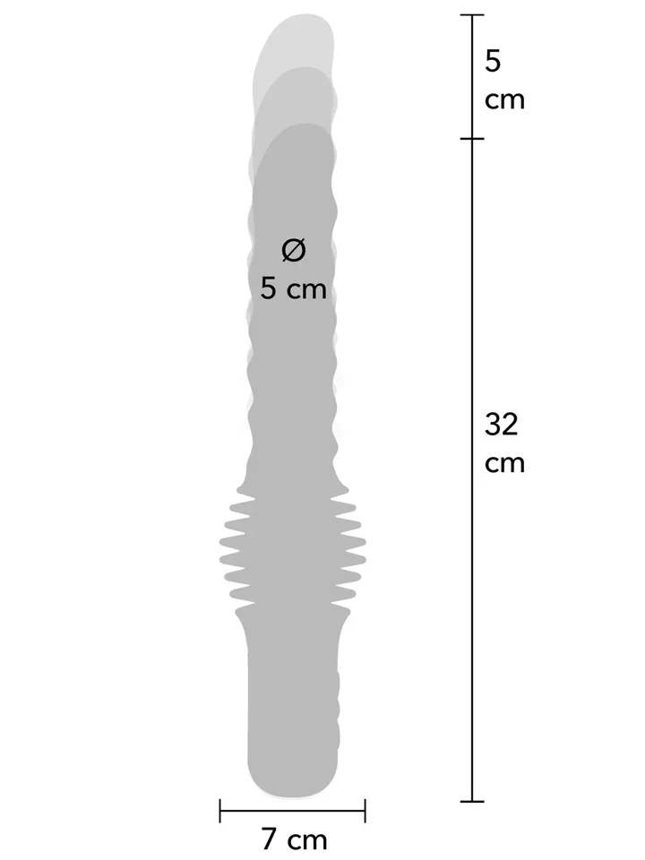 Anal Power Thrusting Vibrator - Anal-Dildo mit Vibration 3