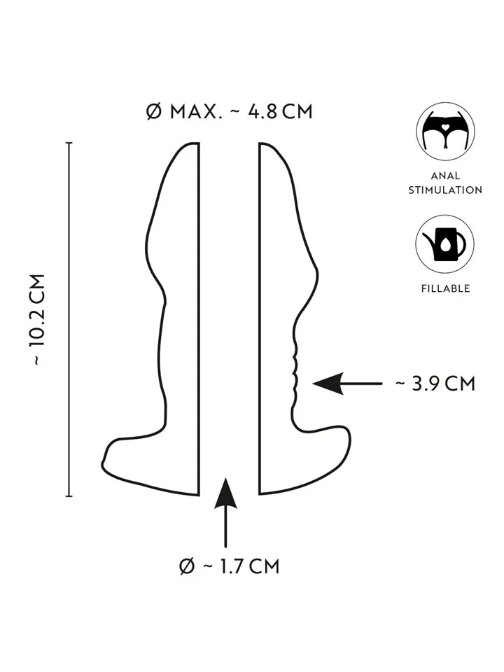 ANOS Butt Plug mit Tunnel - Hohl-Analplug 4 [full]