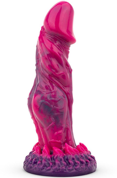 Another World Dildo Pink & Purple 22,4 cm - Drachen-Dildo 1