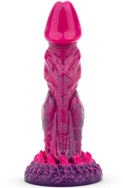 Another World Dildo Pink & Purple 22,4 cm - Drachen-Dildo 3