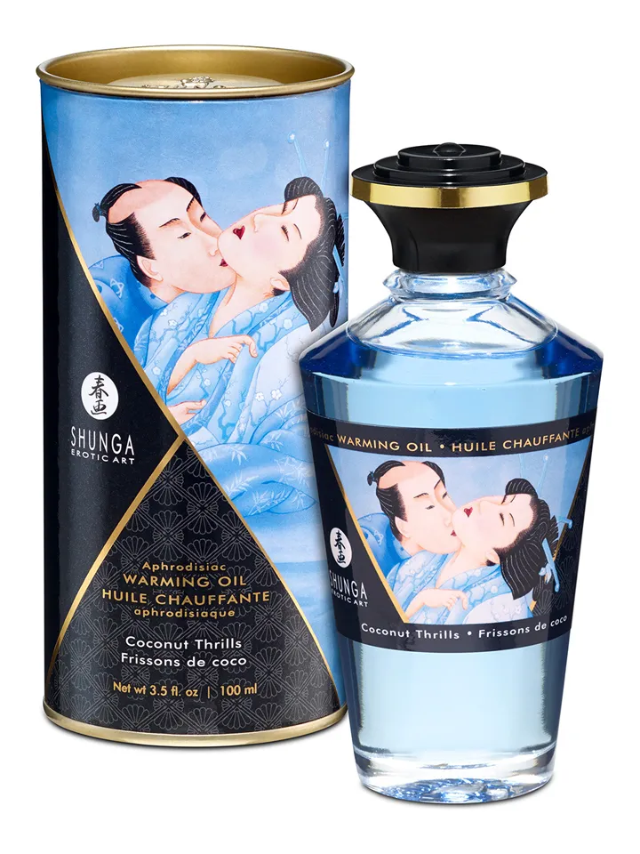 Aphrodisiac Warming Oil Coconut Thrills 100 ml - Kokosnuss-Massageöl 1 [full]