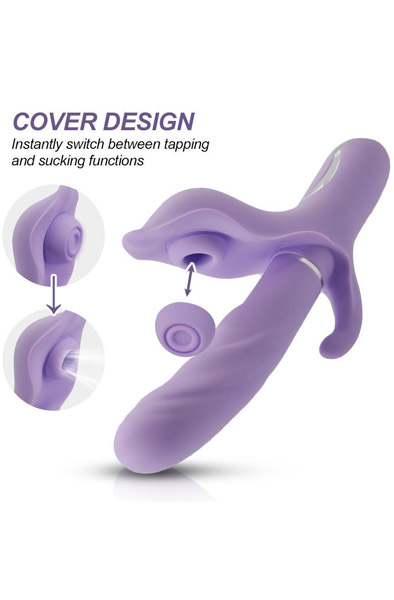 Apollo Thrusting Vibrator, Pulse & Suction Functions - Vibrator 5
