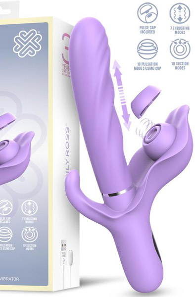 Apollo Thrusting Vibrator, Pulse & Suction Functions - Vibrator 7