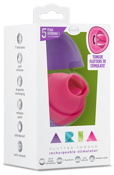Aria Flutter Tongue Purple - Klitoris-Stimulator 2