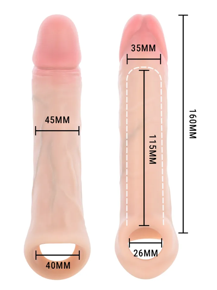 Arnold Vibrator Penis Sleeve With Remote 16 cm - Vibrierender Penisverlängerer 4 [full]