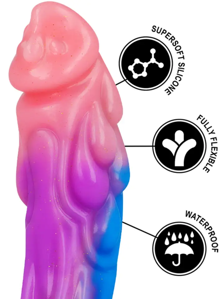 Ashtar Dildo Außerirdische Form 18,5 cm - Drachen-Dildo 3