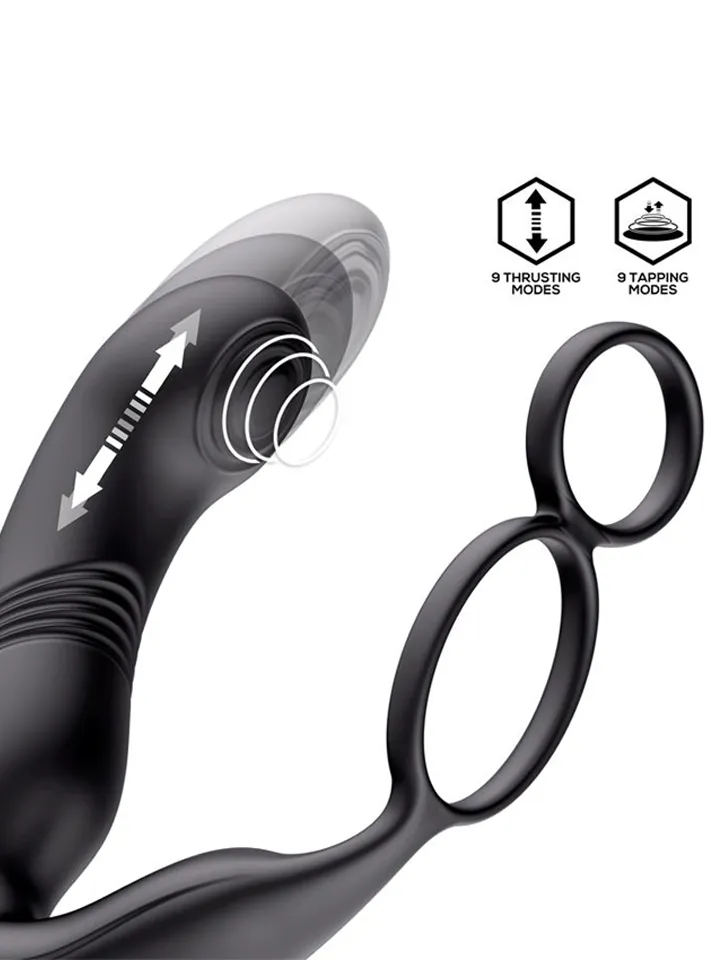 Astex Prostate Massager With Thrusting & Tapping - Prostatastimulator 2 [full]