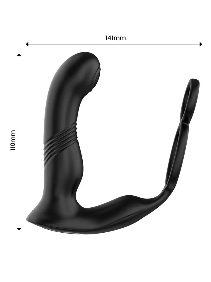 Astex Prostate Massager With Thrusting & Tapping - Prostatastimulator 4 [full]