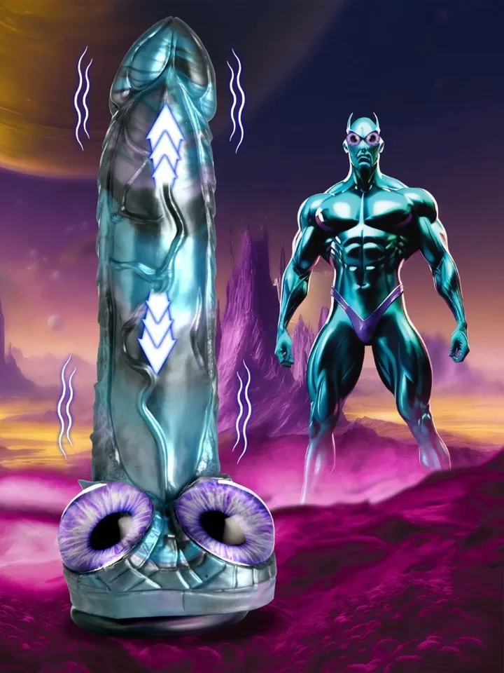Astro-Thrust Thrusting & Vibrating Dildo 23,5 cm - Monster-Dildo 1 [full]