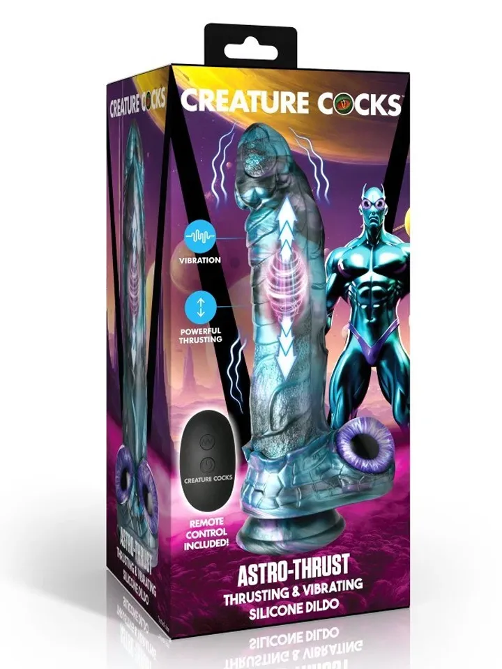 Astro-Thrust Thrusting & Vibrating Dildo 23,5 cm - Monster-Dildo 5 [full]