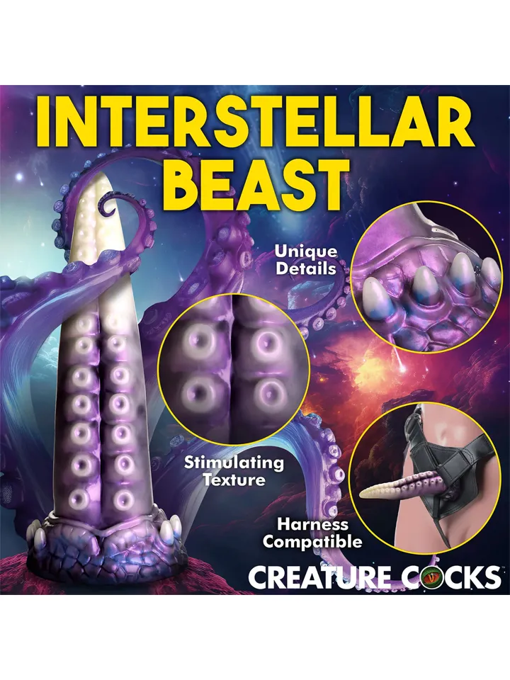 Astropus Tentacle Silicone Dildo 22 cm - Monster-Dildo 3 [full]