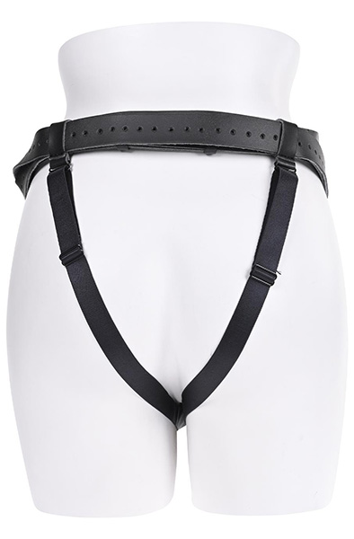 Aurora Hochtaillierter Strap-On - Umschnalldildo mit Geschirr 4
