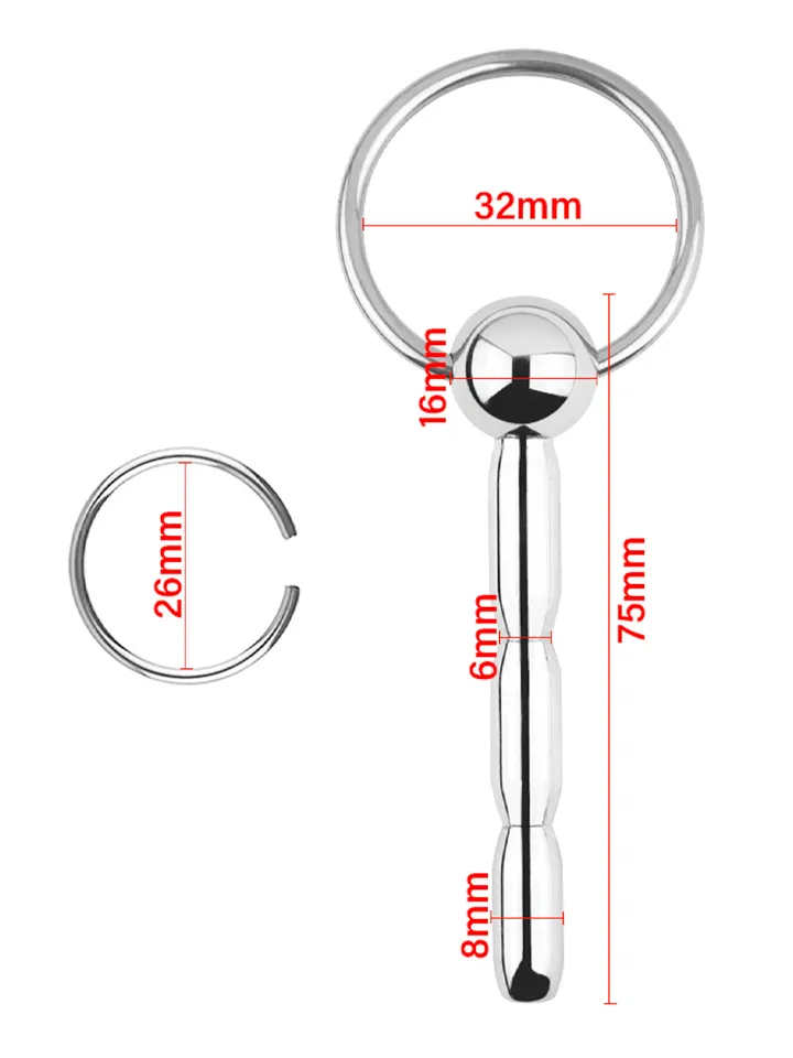 B-Series Metal Penis Plug No. 03 - Dilator 2 [full]