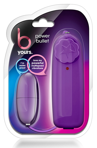 B Yours Power Bullet Purple - Vibrierendes Ei 2